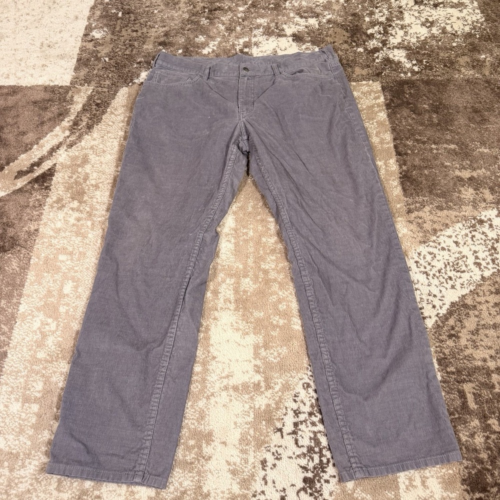 Brooks Brothers 346 Pants Mens 40x31 Gray Corduroy Straight Classic Preppy